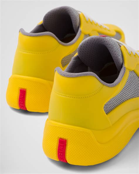 prada rubber trainers|prada america's cup shoes.